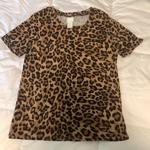 Cheetah print shirt